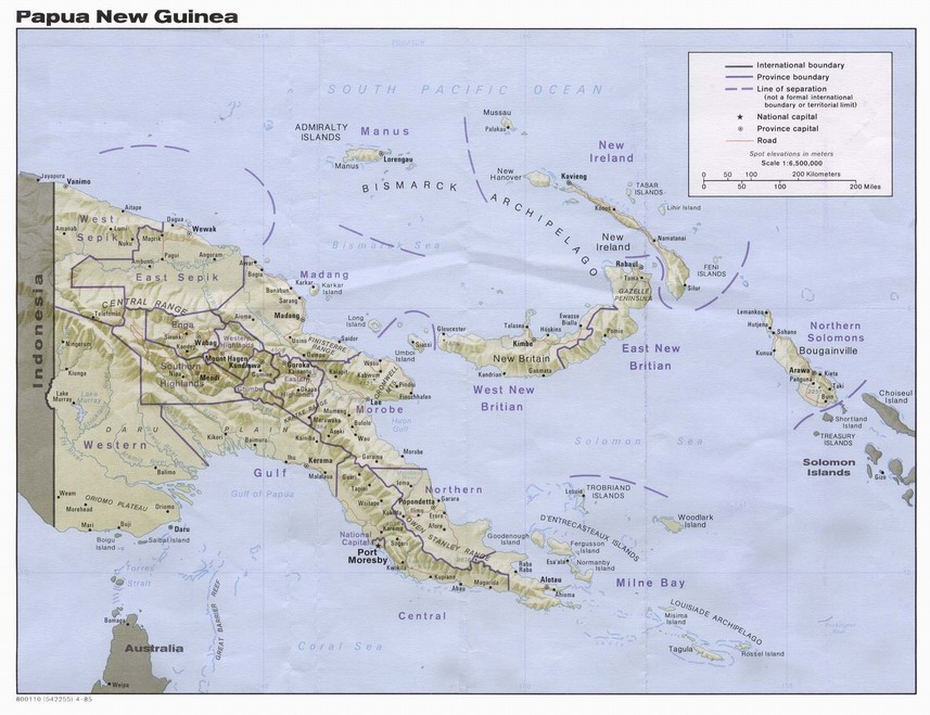 (see Map of Oceania, Map of